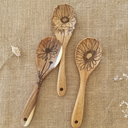 Acacia Wooden Serving Spoon