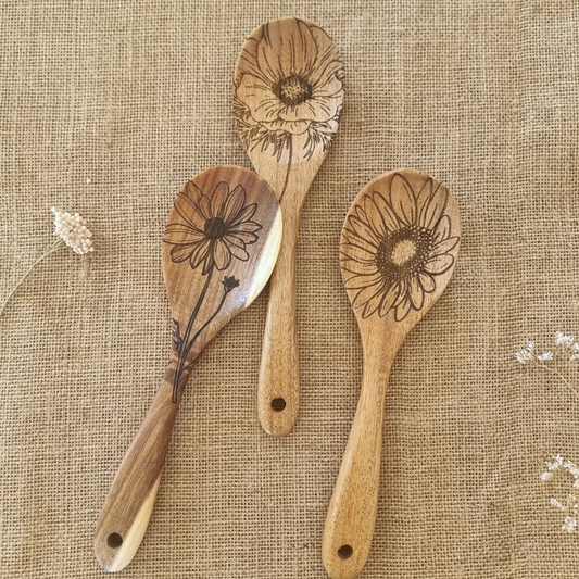 Acacia Wooden Serving Spoon