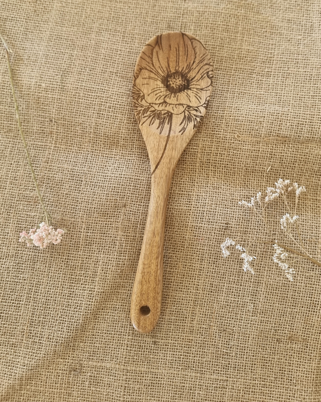 Acacia Wooden Serving Spoon